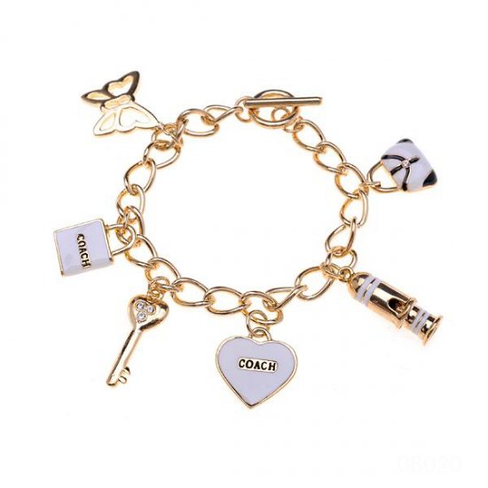 Coach Fashion Charm White Bracelets CVW | Women